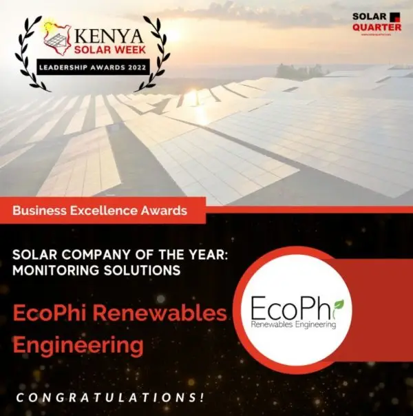 solar company of the year monitoring solutions